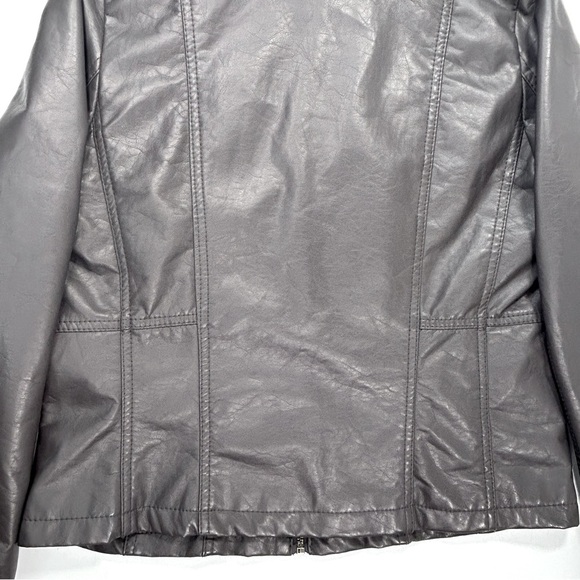 J2 Vegan Leather Jacket Size Large Women's - Picture 8 of 13